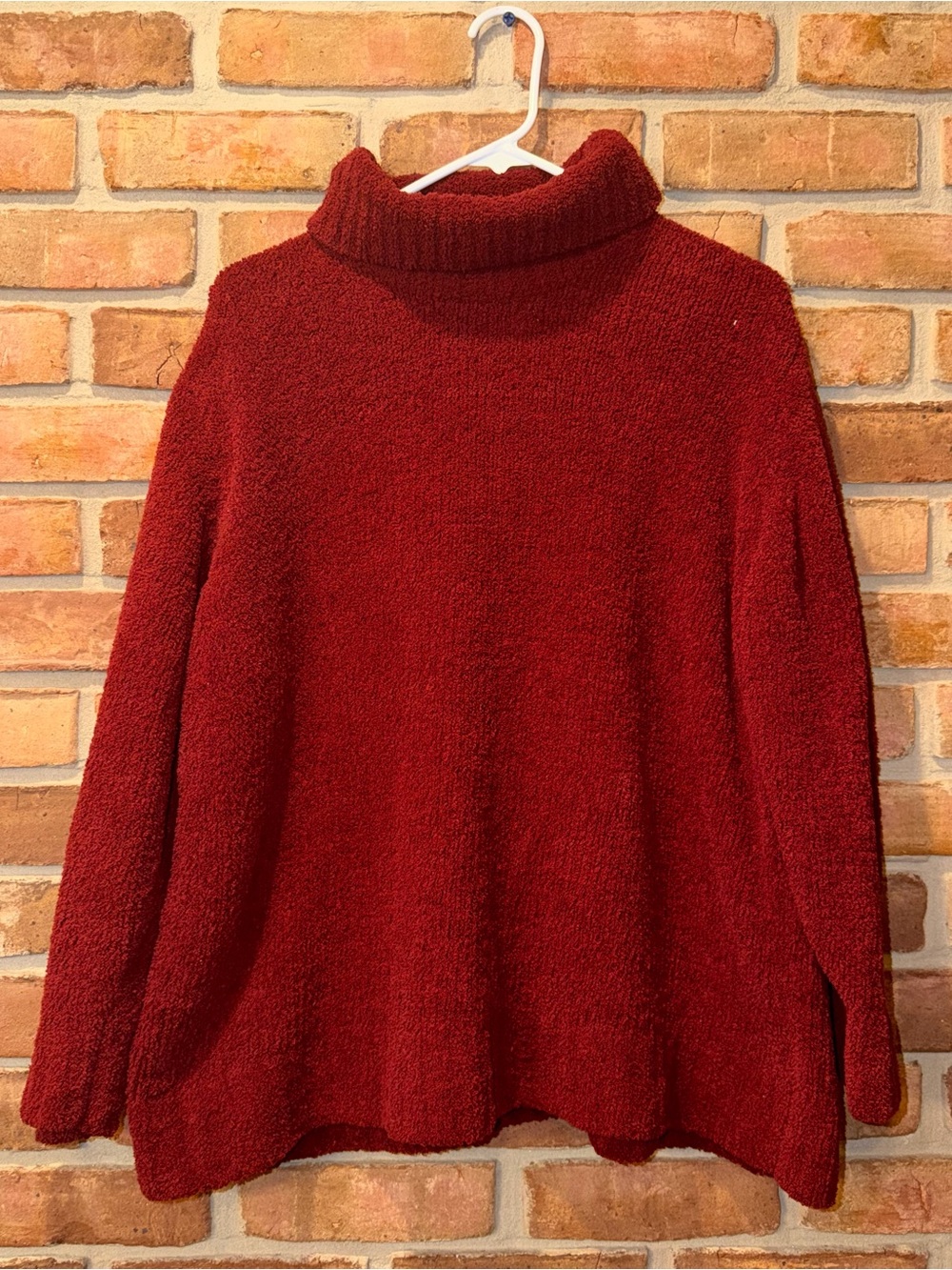 Columbia Red Cowl Neck Sweater Women’s Size 1X